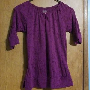 Purple half sleeved top (2 for $5)